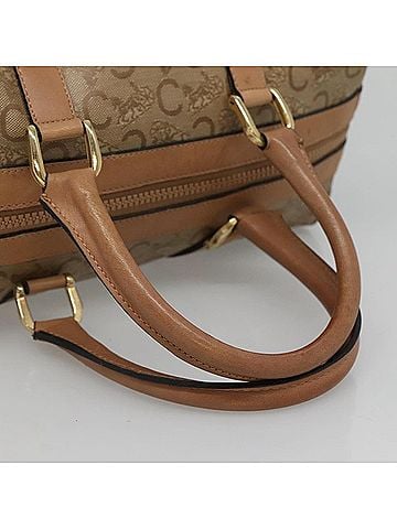 Céline Macadam Beige Canvas Travel Bag (view 2)
