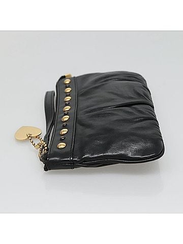 Gucci Hysteria Black Leather Clutch Bag (view 2)