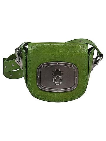 Céline Green Leather Shoulder Bag (view 1)