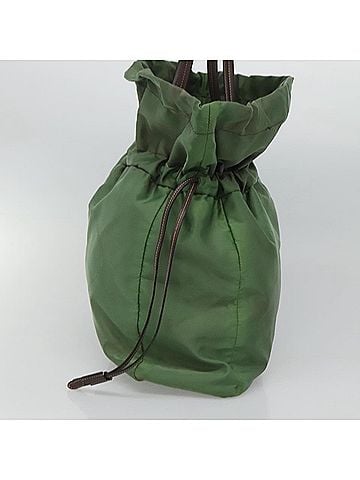 Prada Re-Nylon Green Nylon Shoulder Bag (view 2)