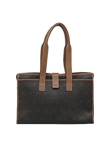 Dior Honeycomb Black Canvas Tote Bag (view 1)