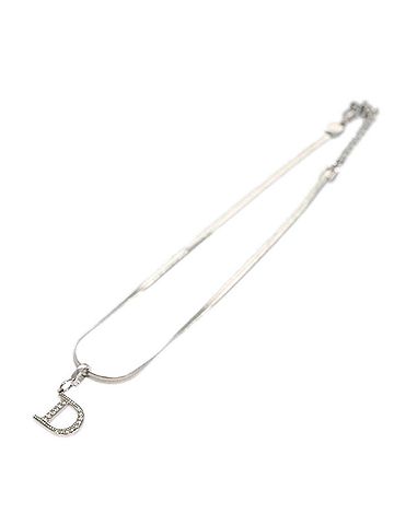Dior Silver Metal Necklace Jewelry (view 1)