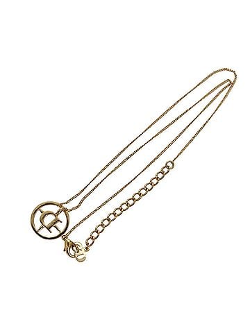 Dior Cd Gold Metal Necklace Jewelry (view 2)