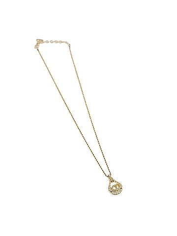 Dior Cd Gold Metal Necklace Jewelry (view 1)
