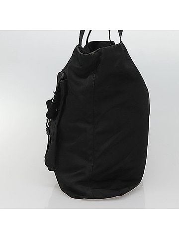 Prada Tessuto Black Nylon Tote Bag (view 2)