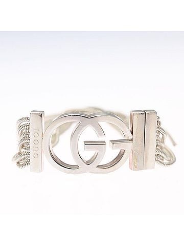 Gucci Interlocking G Silver Silver Bracelet Jewelry (view 2)