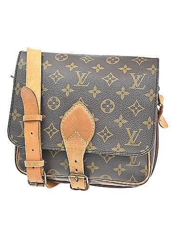 Louis Vuitton Cartouchiere Brown Gold Plated Handbag (view 1)