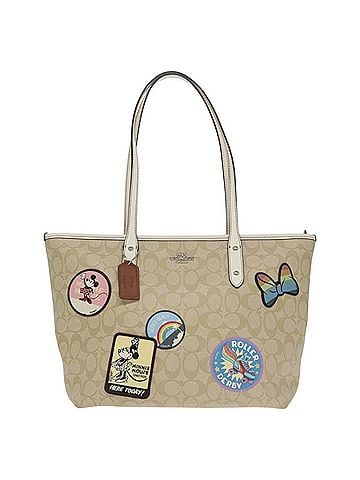 Coach Disney Collection Beige Canvas Tote Bag (view 1)