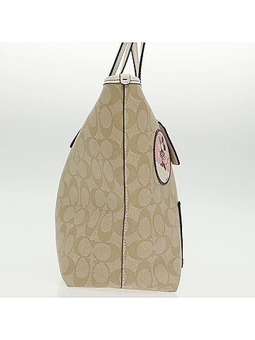 Coach Disney Collection Beige Canvas Tote Bag (view 2)