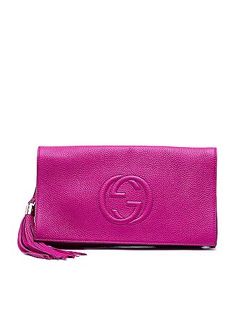 Gucci Leather Soho Disco Clutch (view 1)