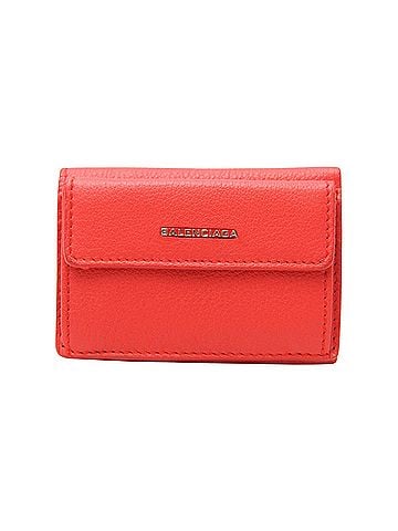 Balenciaga Essential Orange Leather Wallet (view 1)