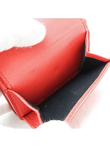 Balenciaga Essential Orange Leather Wallet (view 2)