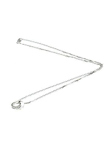 Cartier Love Silver White Gold Necklace Jewelry (view 1)