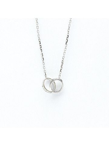 Cartier Love Silver White Gold Necklace Jewelry (view 2)