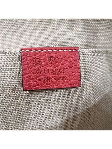 Gucci Red Color Leather Clutch Bag (view 2)
