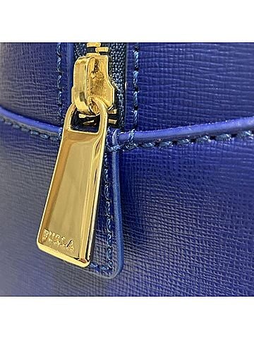 FURLA Blue Leather Handbag Shoulder Bag (view 2)