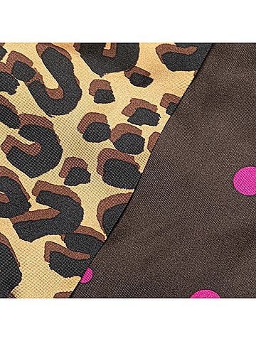 Louis Vuitton Beige Brown Pink Silk Scarf (view 2)
