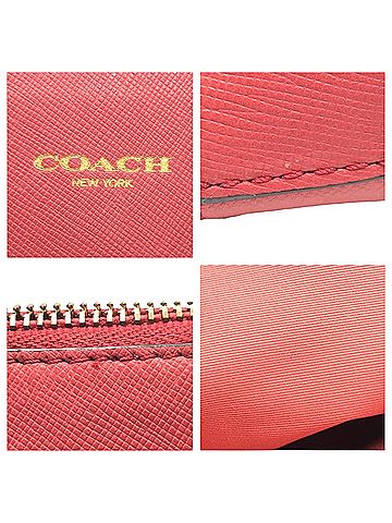 Coach Pink Leather Pouch (view 2)