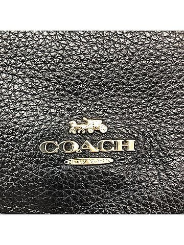 Coach Black Leather Backpack (view 2)