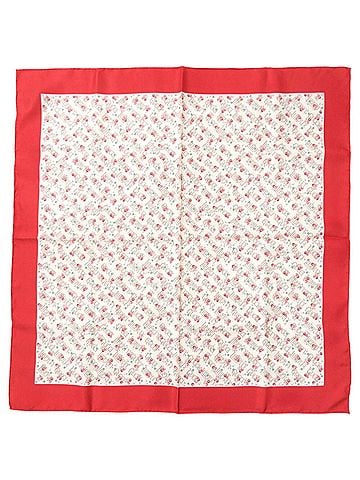 Gucci Beige Red Color Silk Scarf (view 2)