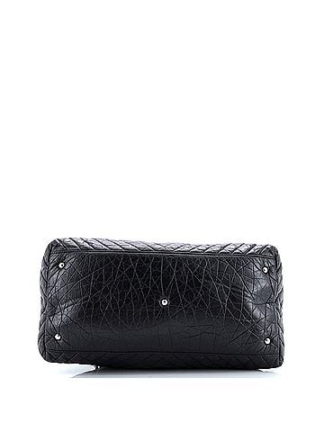 Chanel Soft Bowling Bag Chevron Aged Calfskin Large (view 2)