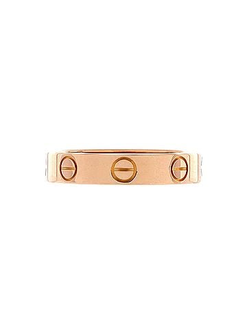 Cartier Love Wedding Band Ring 18K Rose Gold (view 1)