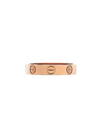 Cartier Love Wedding Band Ring 18K Rose Gold (view 1)