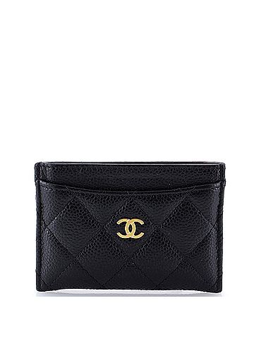 Chanel Classic Card Holder Quilted Caviar (view 1)