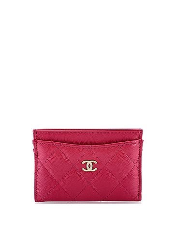 Chanel Classic Card Holder Quilted Caviar (view 1)