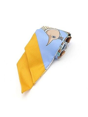Hermès Twilly Light Blue Multi-Color Silk Scarf (view 2)