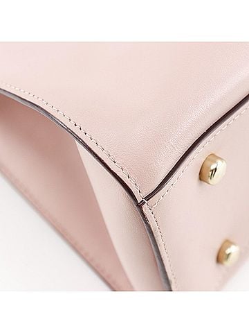 Coach Pink Leather Handbag (view 2)