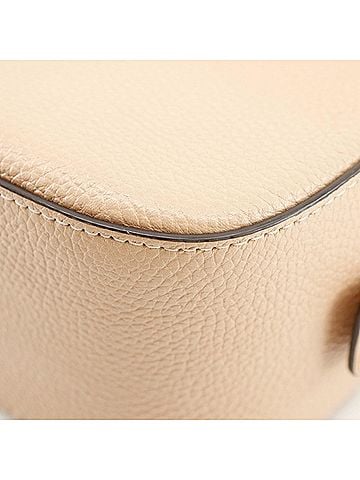Coach Beige Leather Shoulder Bag (view 2)