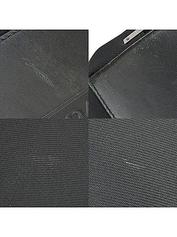 Coach Black Nylon Leather Handbag (view 2)