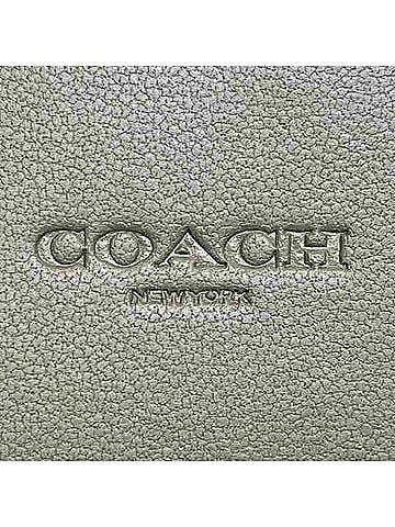 Coach Green Leather Coin Purse/Coin Case (view 2)