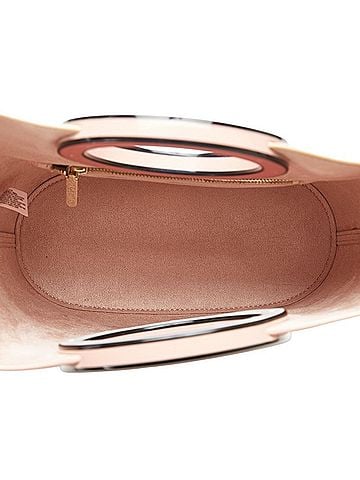 Kate Spade New York Brown Pink Leather Handbag Shoulder Bag (view 2)