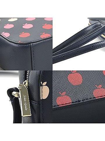 Kate Spade New York Navy Pink Leather Shoulder Bag (view 2)