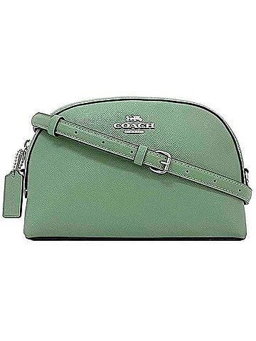 Coach Light Green Leather Shoulder Bag (view 1)