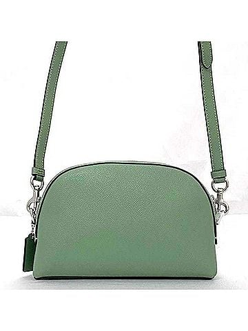 Coach Light Green Leather Shoulder Bag (view 2)