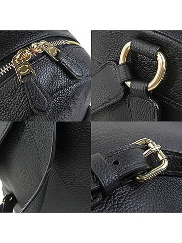 Coach Black Leather Backpack (view 2)