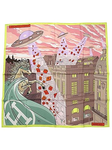 Hermès Multi-Color Silk Scarf (view 1)