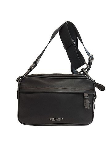 Coach Black Leather Shoulder Bag (view 1)