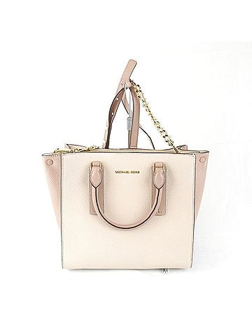 Michael Kors Pink Leather Handbag (view 1)