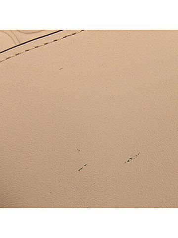 Coach Signature Beige Leather Shoulder Bag (view 2)