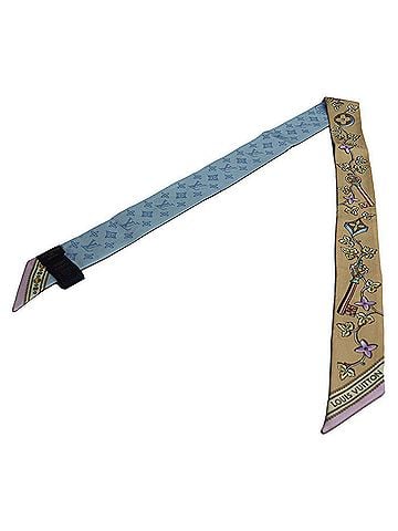 Louis Vuitton Beige Silk Scarf (view 1)
