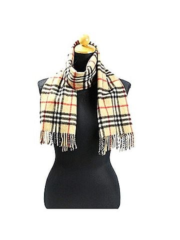 Burberry Camel Cashmere Shawl (view 2)