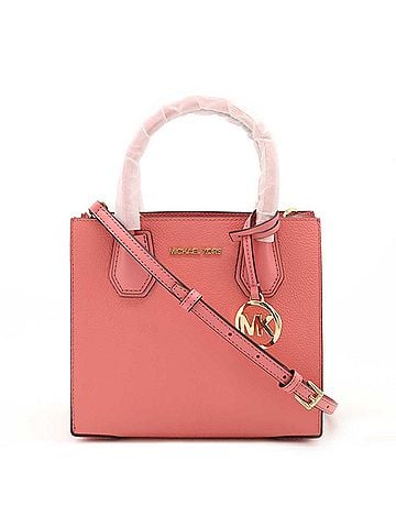 Michael Kors Pink Leather Handbag (view 1)