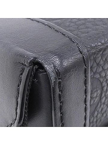 Louis Vuitton Black Leather Shoulder Bag (view 2)
