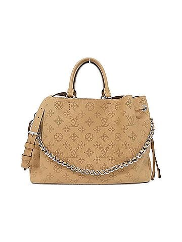 Louis Vuitton Mahina Beige Brown Brown Leather Handbag (view 1)