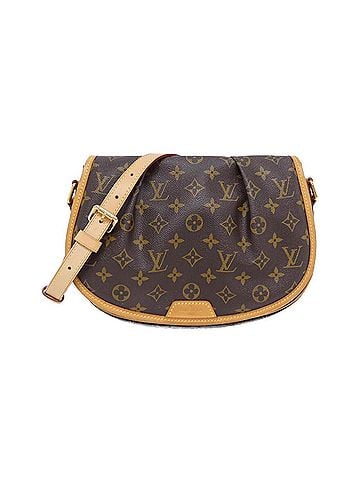 Louis Vuitton Marron Coated Canvas Shoulder Bag (view 1)