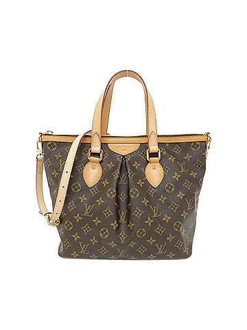 Louis Vuitton Marron Coated Canvas Handbag (view 1)
